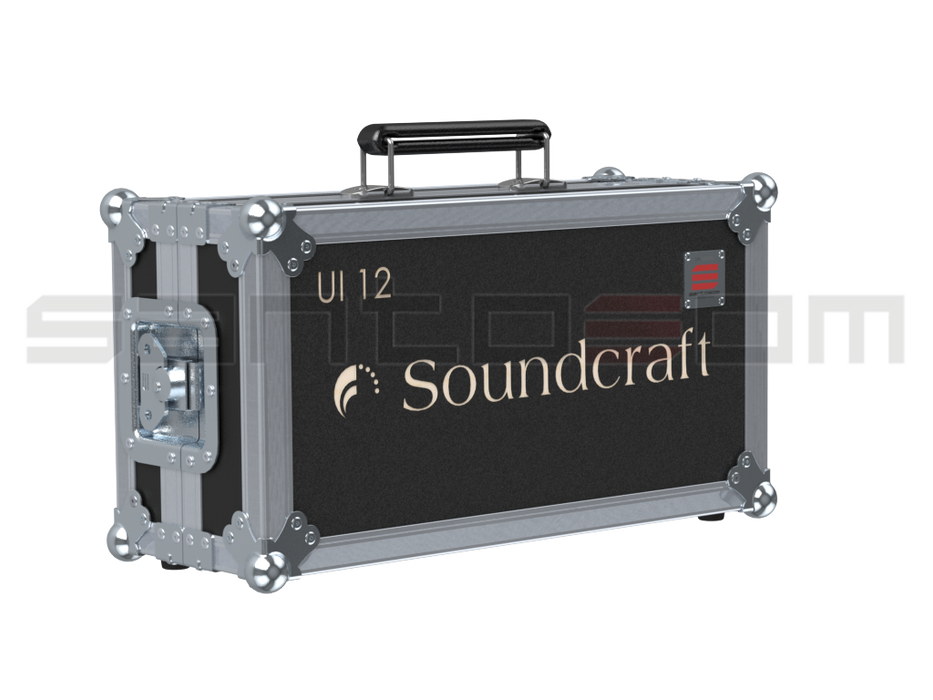 Santosom Mixer  Flight case, Soundcraft Ui12