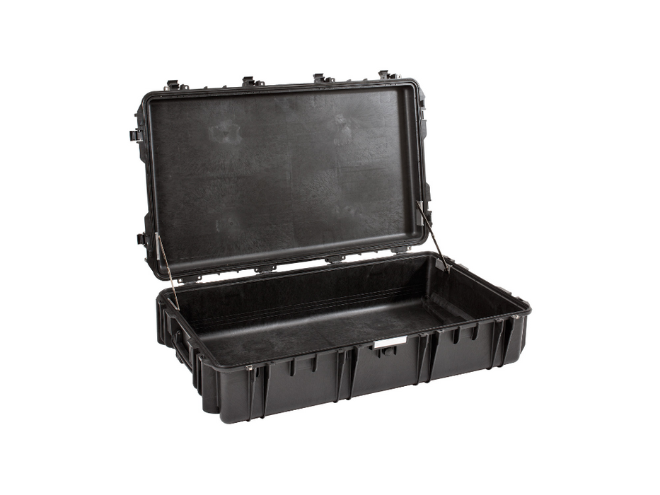 PLASTIC CASES WATERPROOF CASE 108x62x26+6 cm (174lt) With Wheels