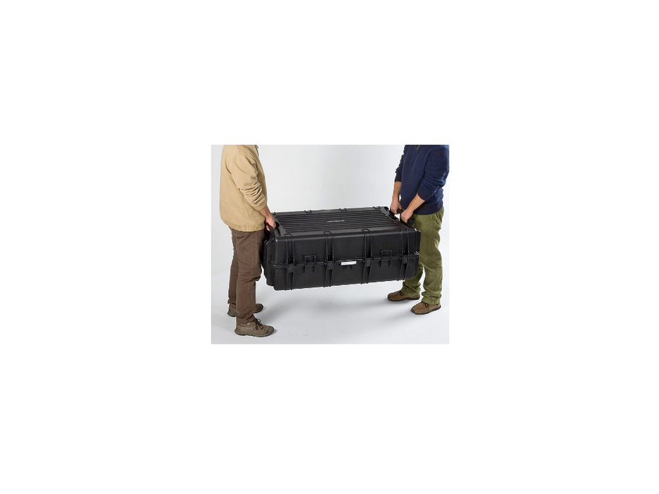 PLASTIC CASES WATERPROOF CASE 108x62x40+20 cm (260lt) w/ wheels