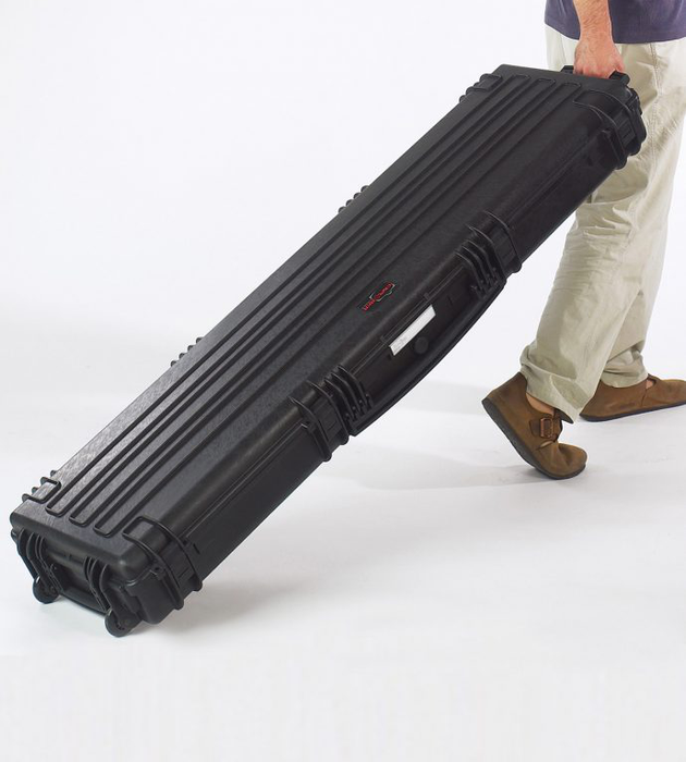 PLASTIC CASES WATERPROOF CASE 135x35x13.5+4,2 cm (63.7lt) w/ wheels