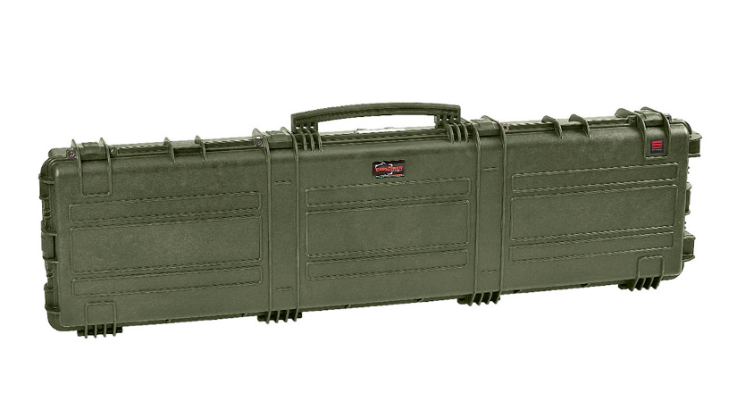 PLASTIC CASES WATERPROOF CASE 154x37.7x16+4,2 cm (93lt) w/ wheels - Green