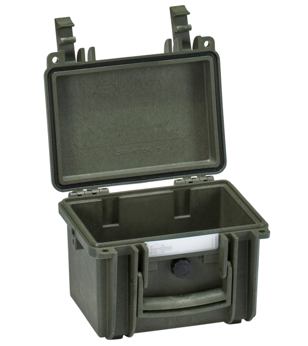 PLASTIC CASES WATERPROOF CASE 19x12x13 cm (3,2lt) - Green