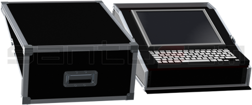 Santosom Custom Made Flight case, Jands Vista + Monitor + access.