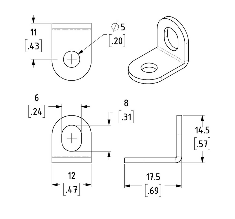 Adam Hall Hardware PadLocking Eye