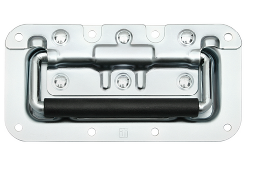 Adam Hall Hardware  Recessed Sprung Handle S in Dish8 mm Deep