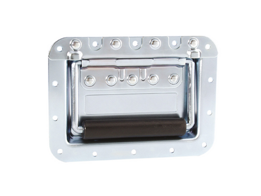 Adam Hall Hardware Recessed Sprung Handle Large in Dish14 mm Deep