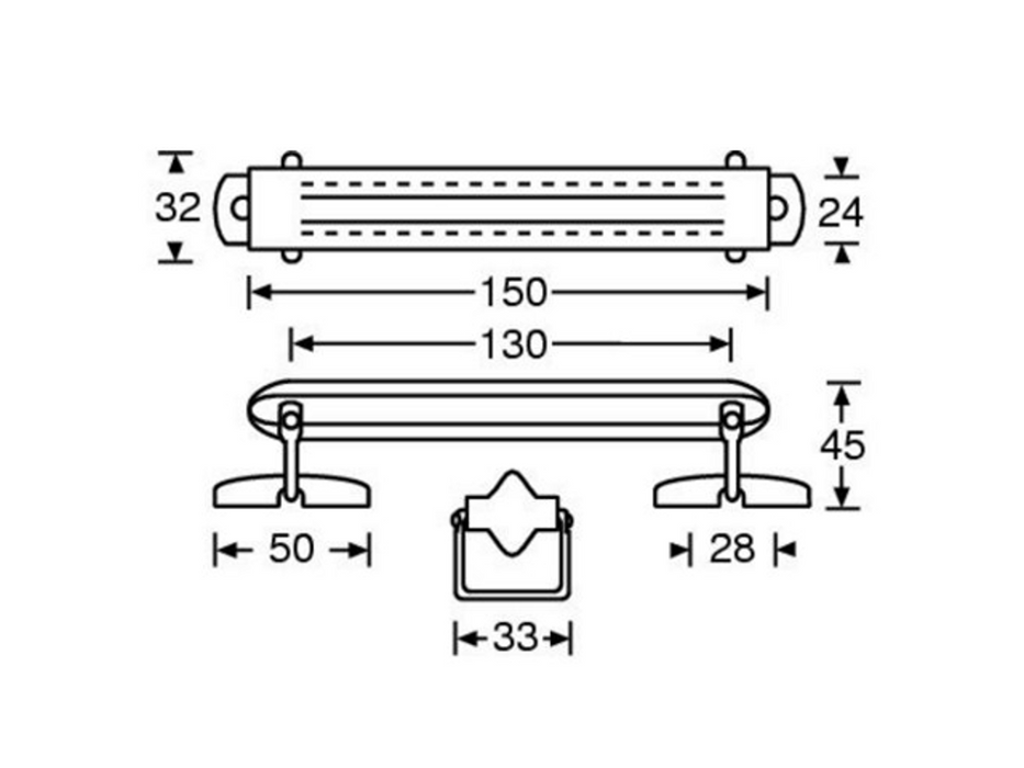 Adam Hall Hardware  Solid Black Leather Handle