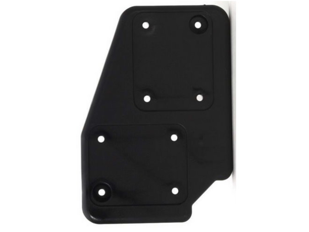 Adam Hall Hardware  Castor Plate polyamide Black left
