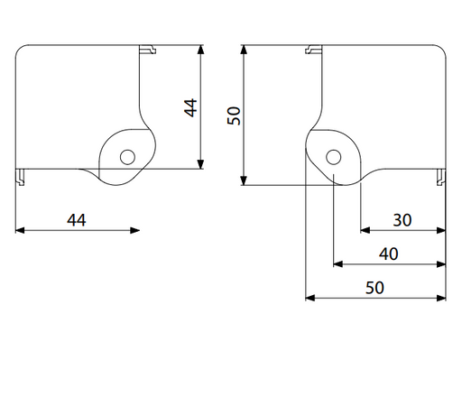Adam Hall Hardware  Case Corner 50x50mm