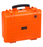 PLASTIC CASES WATERPROOF CASE 48x37x20,5+5 cm (35.5lt) - Oranje