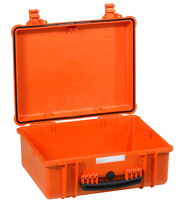 PLASTIC CASES WATERPROOF CASE 48x37x20,5+5 cm (35.5lt) - Oranje