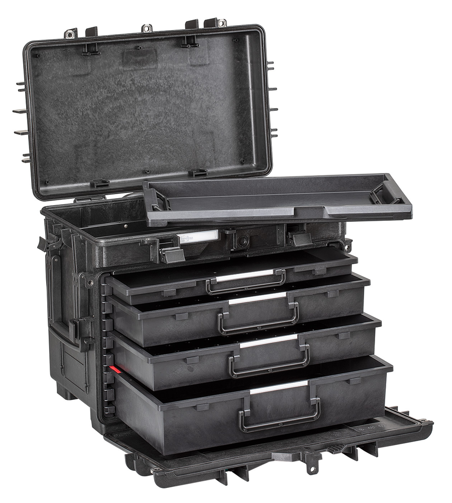 PLASTIC CASES WATERPROOF CASE w/ drawers (58,1x38,1x45,5 EXD)