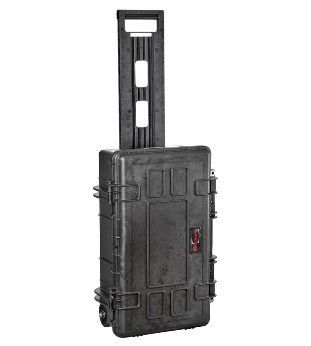 PLASTIC CASES WATERPROOF CASE Plastic Case 52x28.5x18cm (26.6lt) foam, dividers, wheels