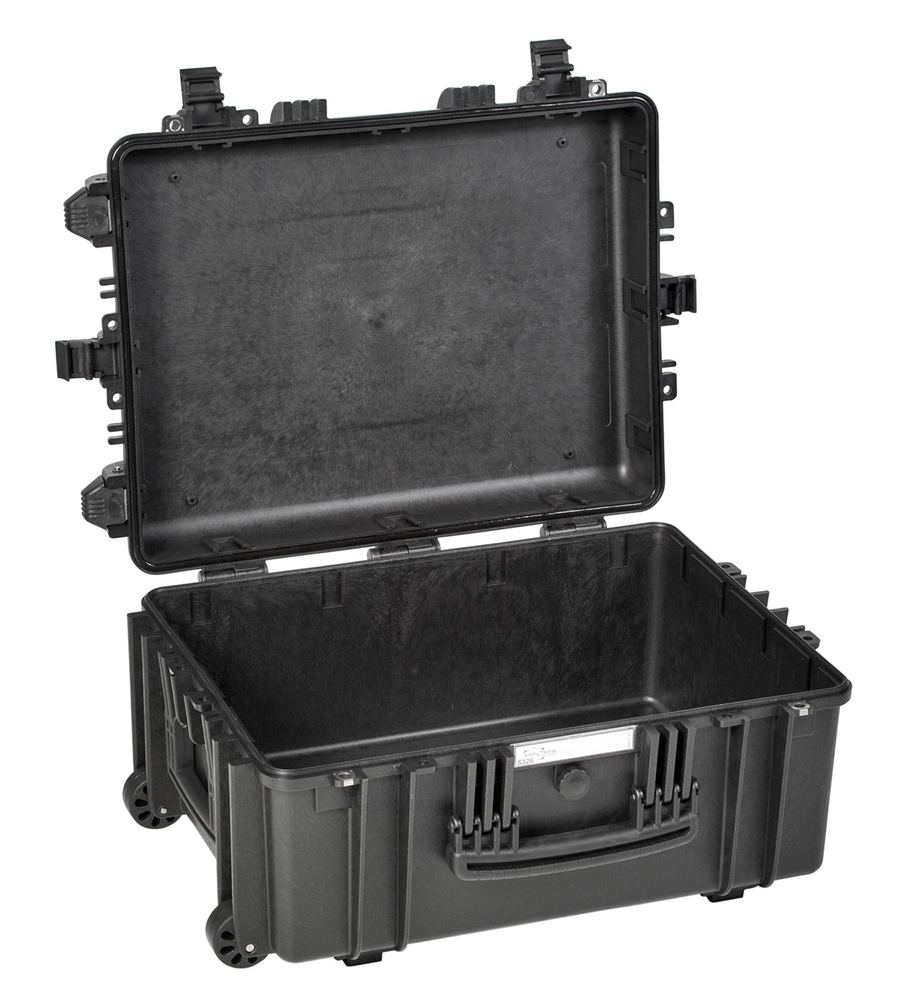 PLASTIC CASES WATERPROOF CASE 53,8x40,5x25 cm (53lt) w/ wheels