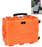 PLASTIC CASES WATERPROOF CASE 53x40x31 cm (53lt) w/ wheels - Orange