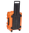 PLASTIC CASES WATERPROOF CASE 53x40x31 cm (53lt) w/ wheels - Orange