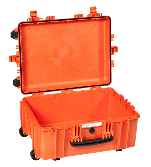 EXPLORER WATERPROOF CASE 53x40x31 cm (53lt) w/ wheels - Orange