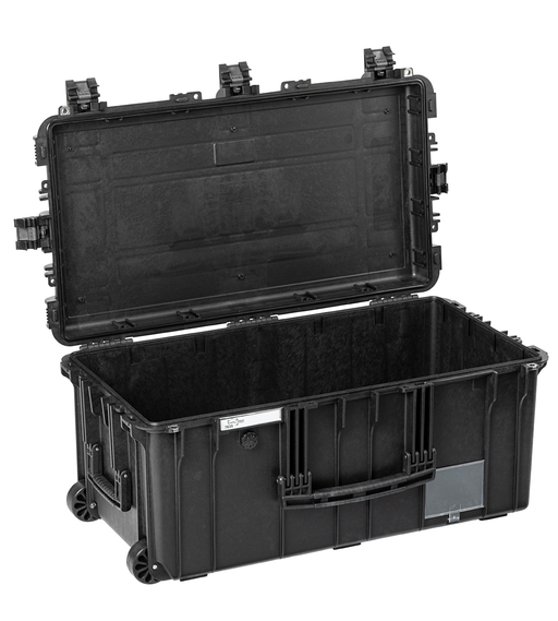 PLASTIC CASES WATERPROOF CASE 76.3x39.9x35 cm (106.6lt) w/ wheels