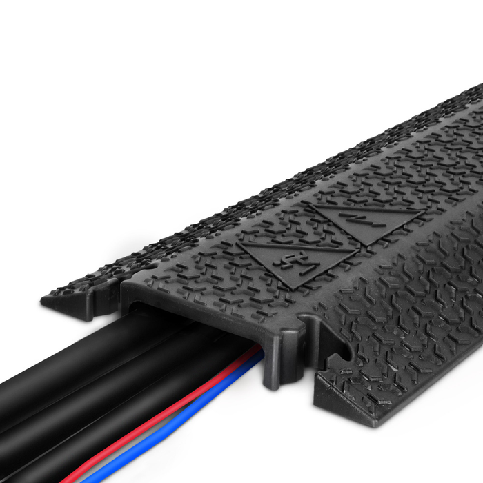 Adam Hall   Defender XPRESS 100 - cable protector, 100mm channel, black