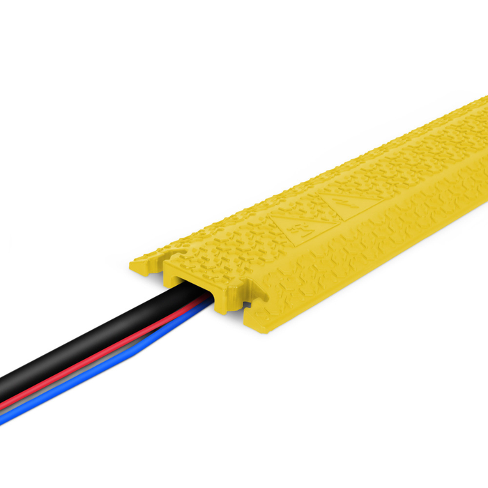 Adam Hall   Defender XPRESS 40 - cable protector, 40mm channel, yellow