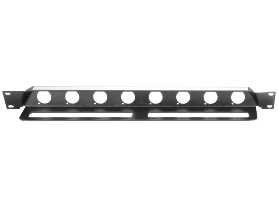 Santosom HARDWARE  19" angled Rack Panel 1U, 8 D-Size