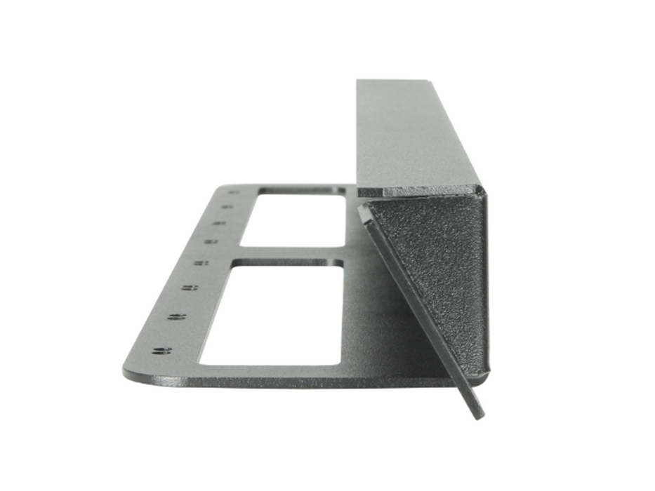 Santosom HARDWARE  19" angled Rack Panel 1U, 8 D-Size