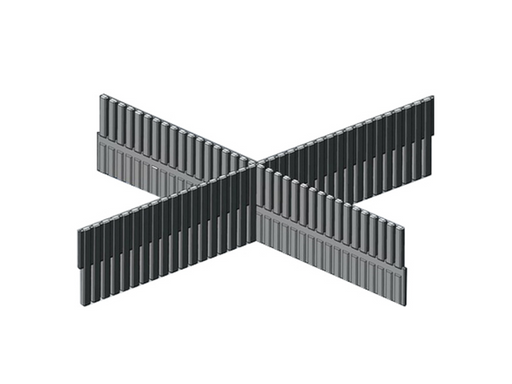 Adam Hall Hardware  Ailette De Siège Transversale Pour 19" Tiroir 2U