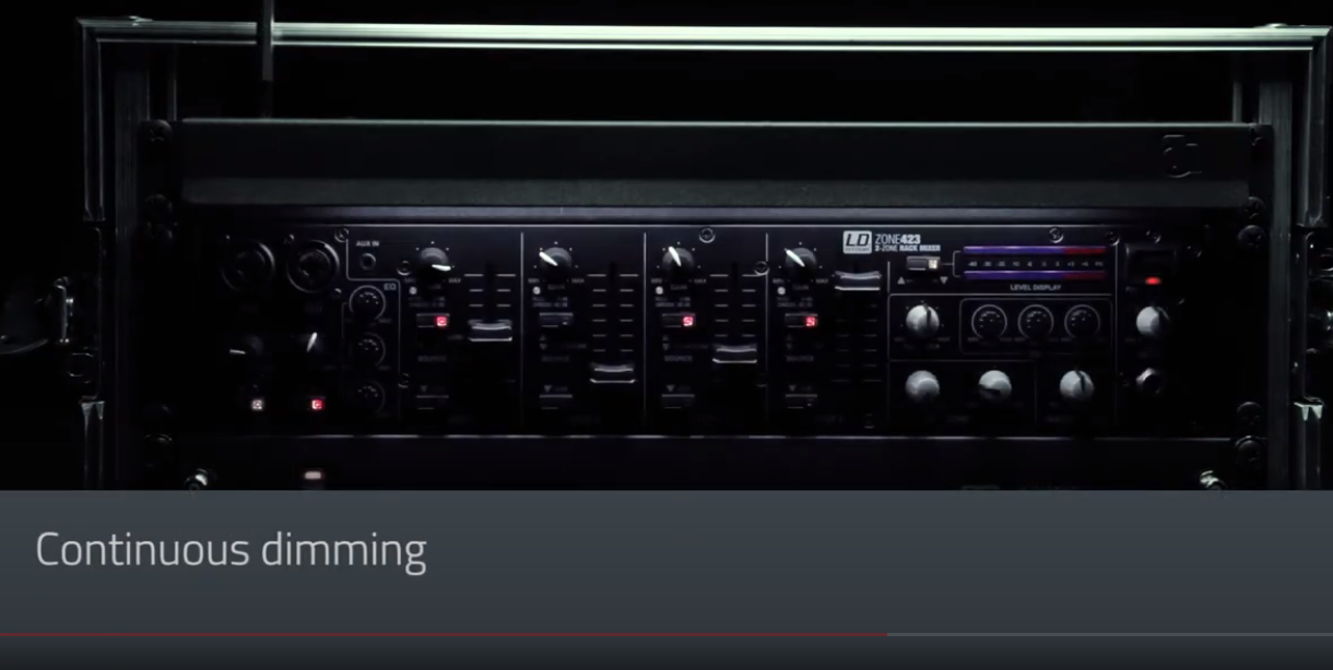 Adam Hall   19" Led Sensor Rack Light 1 U White