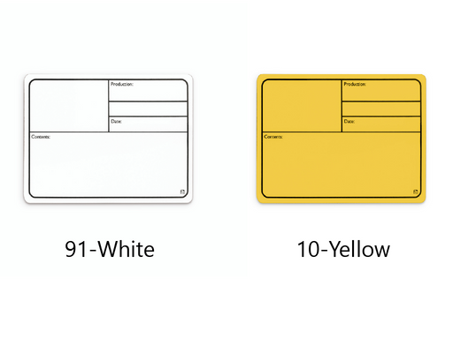 ADAM HALL HARDWARE Tour Label plastic magnetic colour series 177x127mm