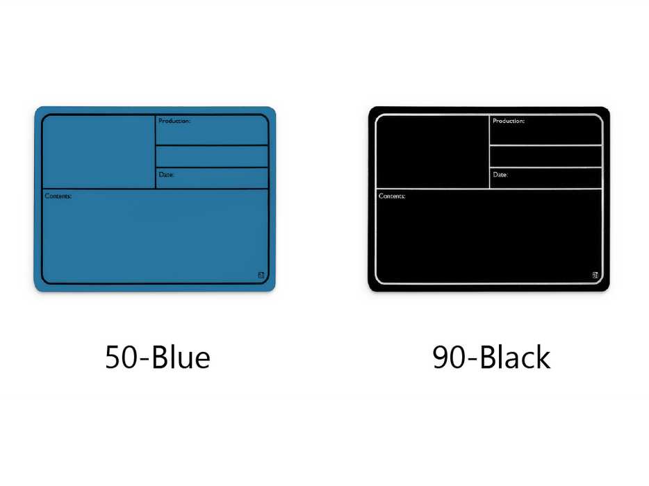 ADAM HALL HARDWARE Tour Label plastic magnetic colour series 177x127mm