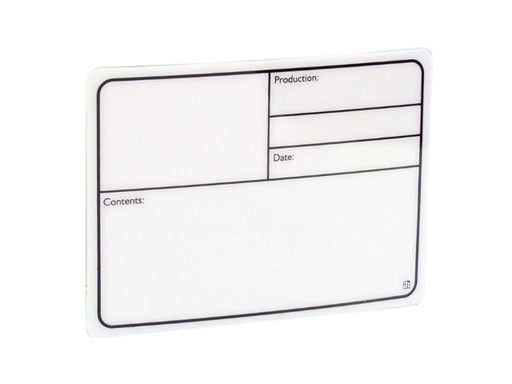 Adam Hall Hardware Tour Label Self Adhesive White 177x127mm