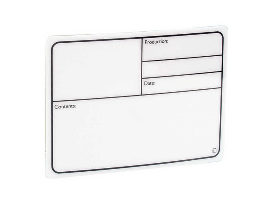 Adam Hall Hardware Tour Label Self Adhesive White 177x127mm