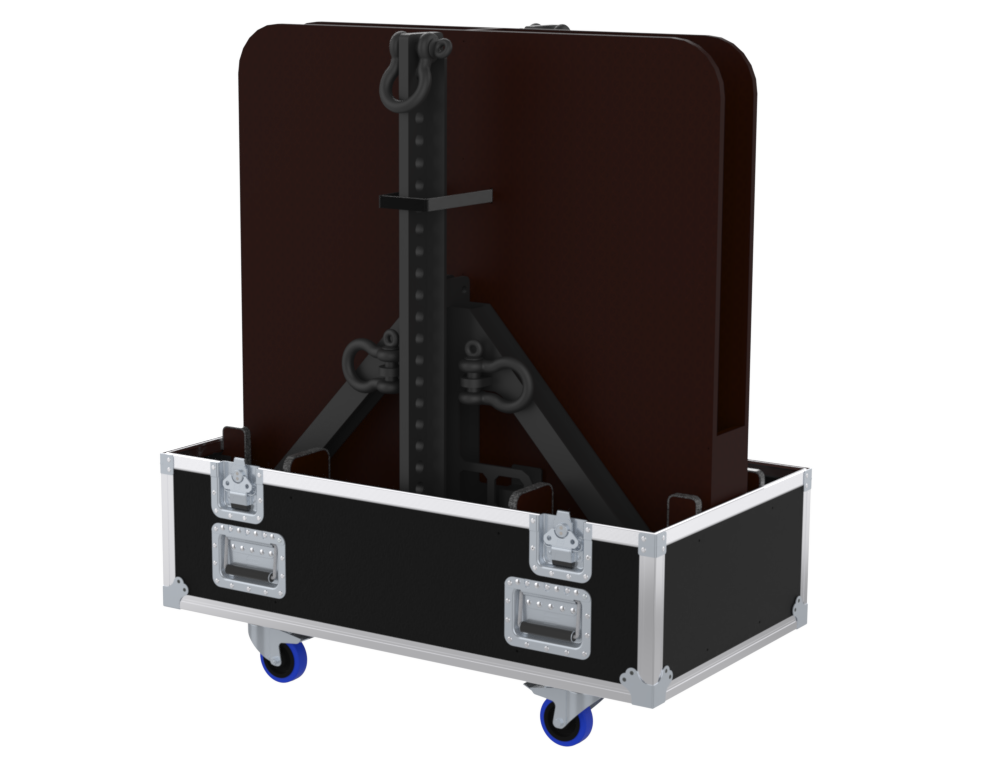 SANTOSOM Rigging Flight case, 2x D&B GSL/KSL Flying frame