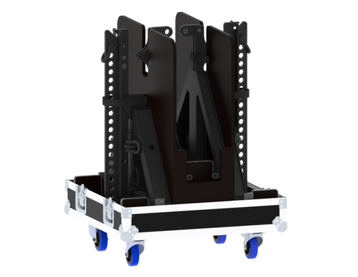 Santosom Rigging Flight case, 2x D&B XSL Flying frame