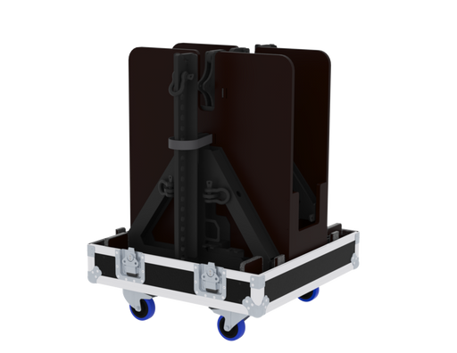 Santosom Rigging Flight case, 2x D&B XSL Flying frame