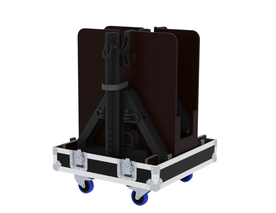 Santosom Rigging Flight case, 2x D&B XSL Flying frame