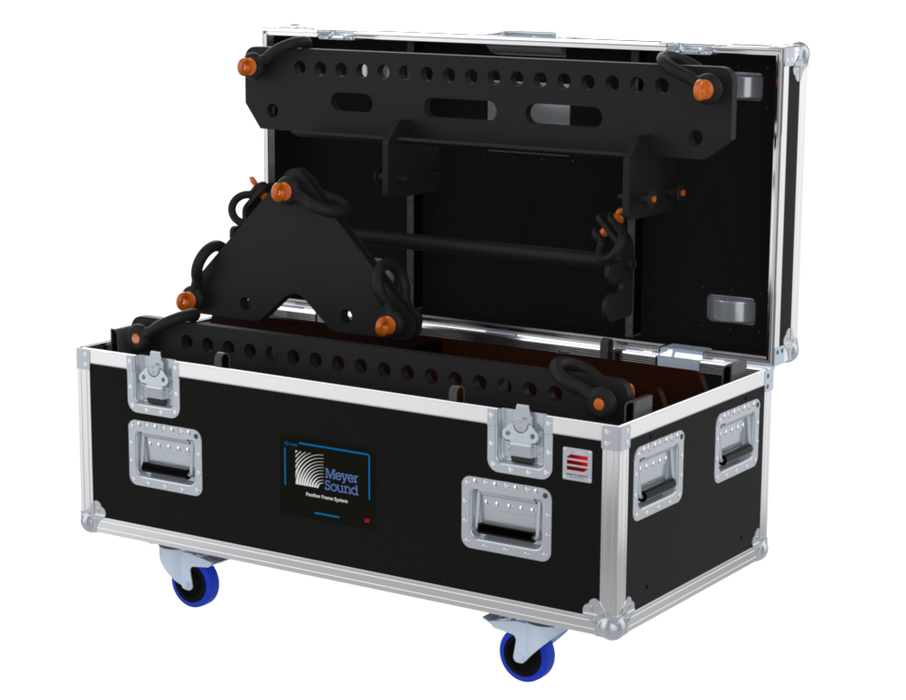 Santosom Rigging Flight case PRO, 2x Pullback Frame Meyer Sound Panther