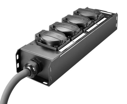 Adam Hall PRE-ASSEMBLED CABLES  Power Box IN CEE + 4x Schuko + True1