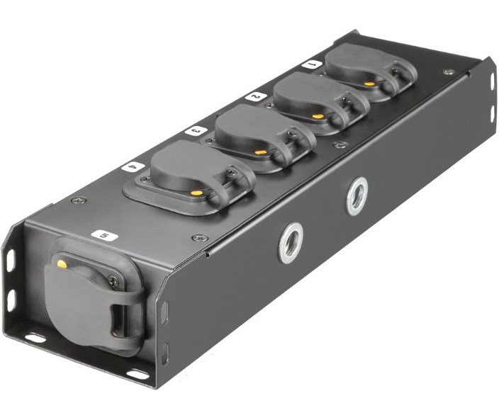 Adam Hall POWER DISTRIBUTION Power Box PowerCON, IN TRUE1 + 5x TRUE1