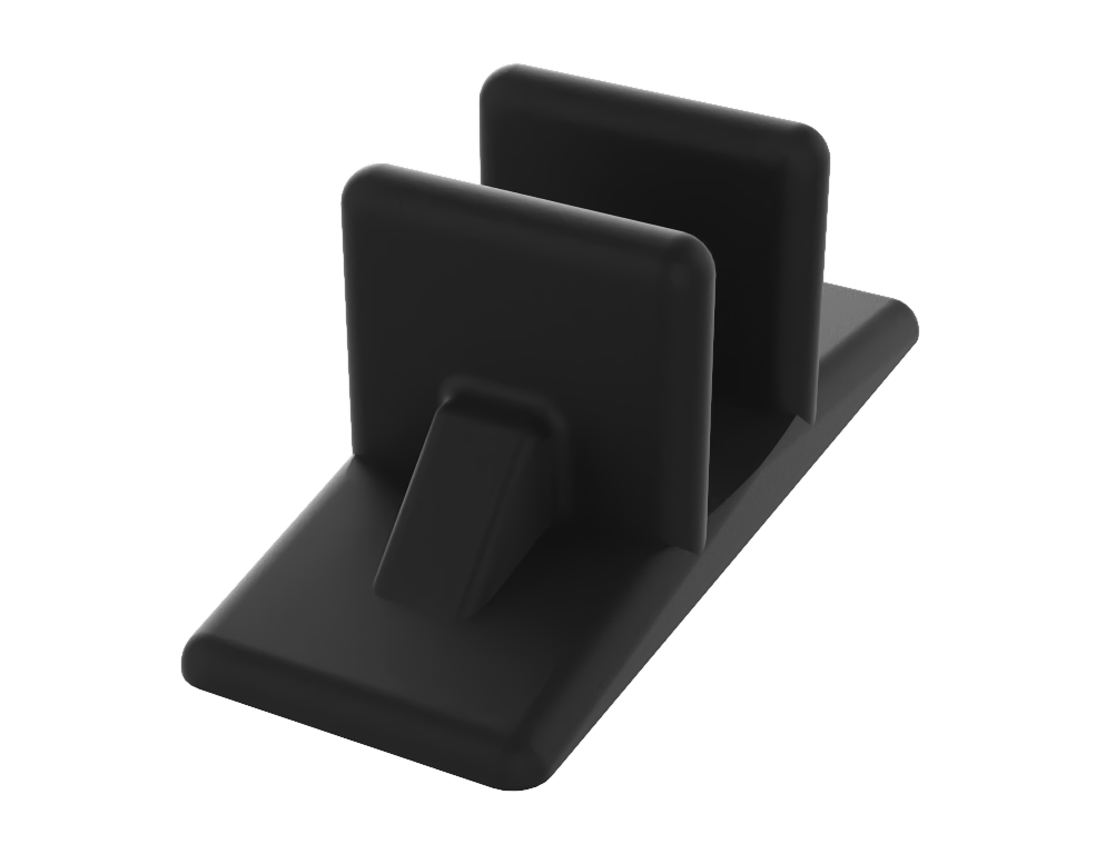 SANTOSOM ACCESSORY Clamp plastico para divisórias Madeira (3mm)