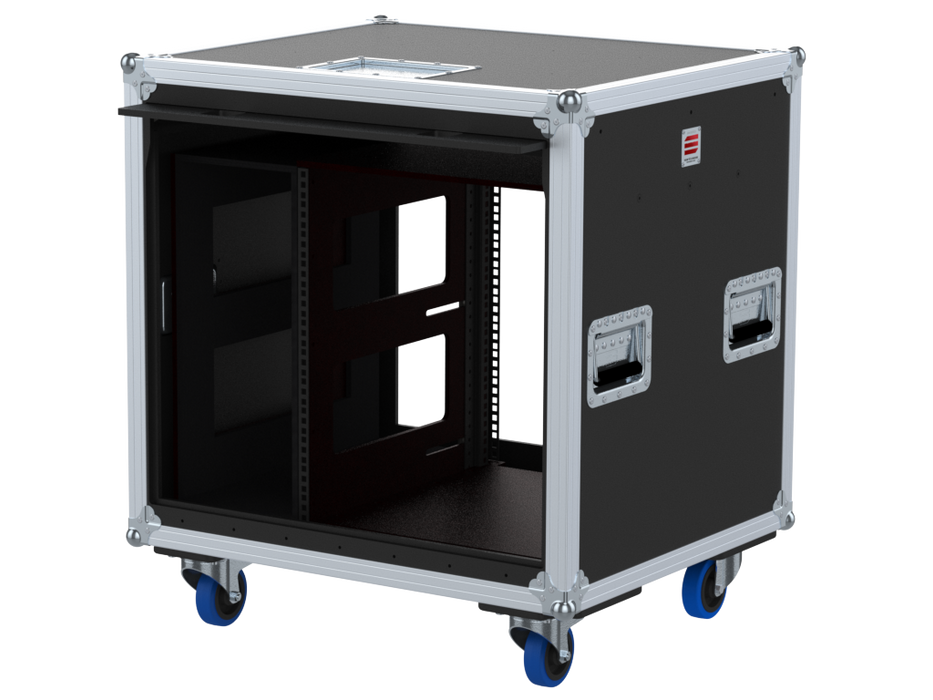 Santosom Rack Sliding-Rack, 12U 524-BRR + Apple Mac Pro