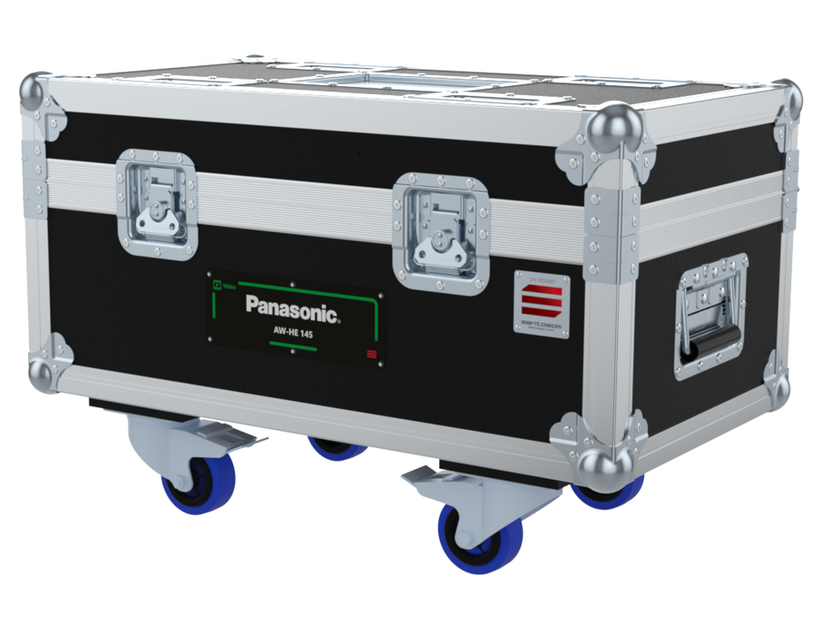 Santosom Broadcast Flight case, 2x Panasonic AW-HE 145