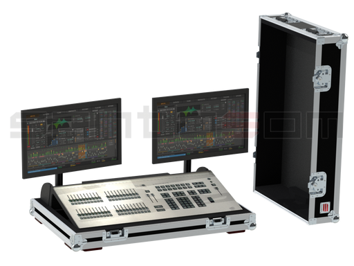 Santosom Video Controller Flight case, ETC Element Console