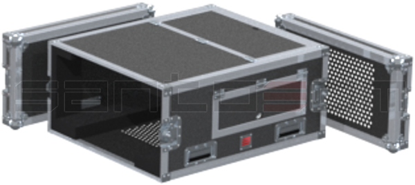 Santosom Video Projector Flight case 3P, Sanyo PLC-XF46E ProXtrax