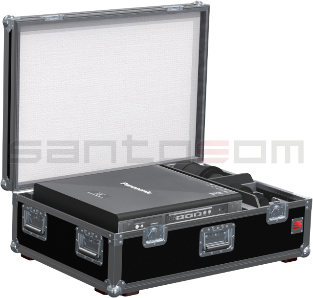 Santosom Video Projector Flight case, Panasonic PT-DS8500/DS100X + lens
