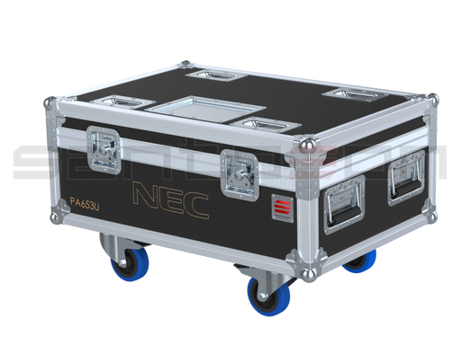 Santosom Video Projector Flight case PRO, NEC PA653U + 2 lens