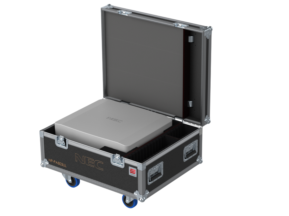 Santosom Video Projector Flight case PRO, NEC NP-PA803UL + accessories