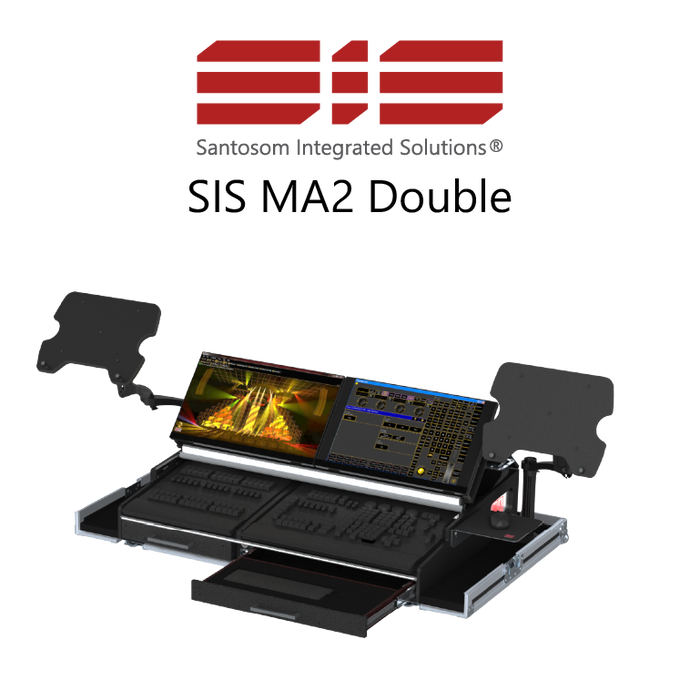 SIS® MA2 Double, GrandMA2 with 2x Laptop Support