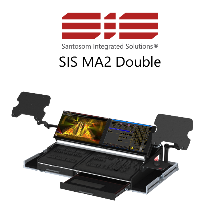 SIS® MA2 Double, GrandMA2 with 2x Laptop Support