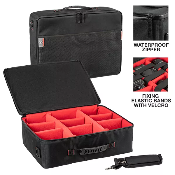 PLASTIC CASES ACCESSORY PRO BAG WITH ADJUSTABLE DIVIDERS FOR CASE 4820